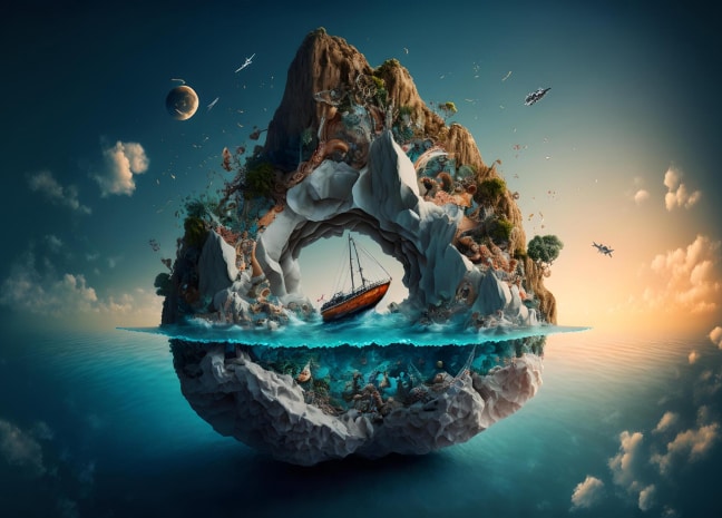 AI generated portrait created on chinku.art